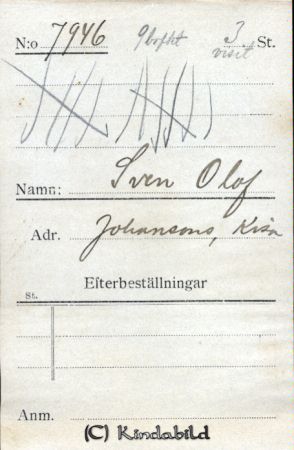 Sven Olof Johanssons Kisa
Sven Olof Johanssons Kisa
Nyckelord: Olof Johanssons