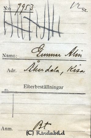 Gunnar Alin Åkerdala Kisa
Gunnar Alin Åkerdala Kisa
Nyckelord: Alin Åkerdala