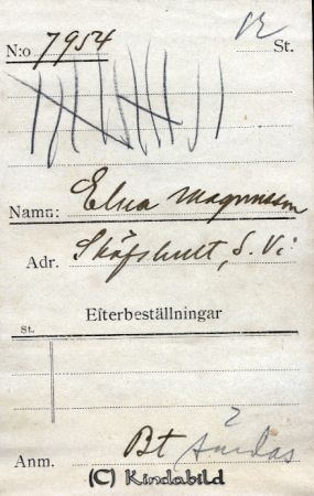 Elna Magnusson Skäfshult  S Vi
Elna Magnusson Skäfshult  S Vi
Nyckelord: Magnusson Skäfshult