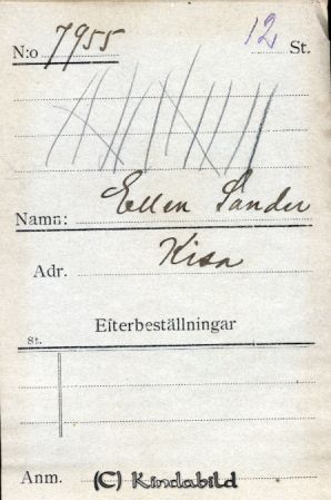 Ellen Lander Kisa
Ellen Lander Kisa
Nyckelord: Ellen Lander