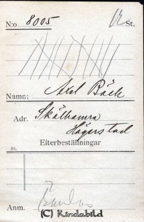Axel Bäck Skälhamra Hägerstad
Axel Bäck Skälhamra Hägerstad
Nyckelord: Bäck Skälhamra