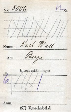 Karl Wall Berga
Karl Wall Berga
Nyckelord: Wall Berga