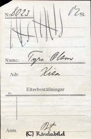 Tyra Olsson Kisa
Tyra Olsson Kisa
Nyckelord: Tyra Olsson