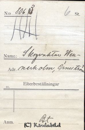 Skogvaktare Wennerholm Örneström
Skogvaktare Wennerholm Örneström
Nyckelord: Wennerholm Örneström