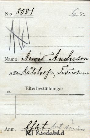 Arvid Andersson Kålstorp Tidersrum
Arvid Andersson Kålstorp Tidersrum
Nyckelord: Andersson Kålstorp