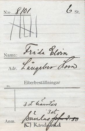 Frida Elvin Långebro Horn
Frida Elvin Långebro Horn
Nyckelord: Elvin Långebro