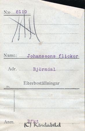 Johanssons flickor Björndal
Johanssons flickor Björndal
Nyckelord: Johanssons flickor