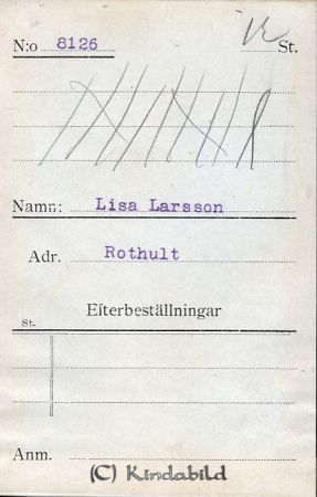Lisa Larsson Rothult
Lisa Larsson Rothult
Nyckelord: Larsson Rothult