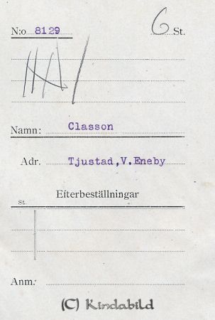 Classon Tjustad  V Eneby
Classon Tjustad  V Eneby
Nyckelord: Classon Tjustad