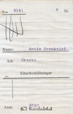 Annie Grankvist Örsebo
Annie Grankvist Örsebo
Nyckelord: Grankvist Örsebo
