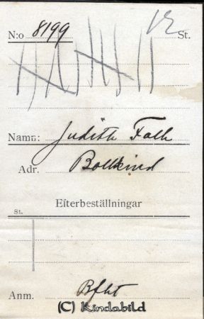 Judith Falk Bollkind
Judith Falk Bollkind
Nyckelord: Falk Bollkind