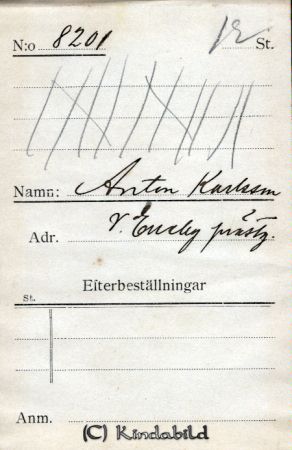 Anton Karlsson  V Eneby prästg
Anton Karlsson  V Eneby prästg
Nyckelord: Anton Karlsson