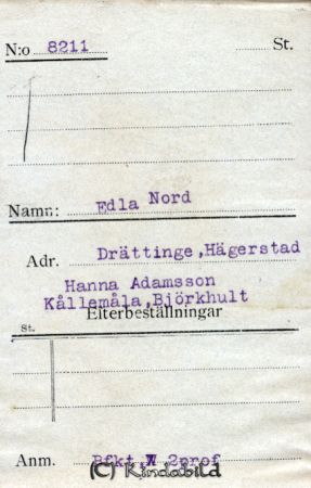 Edla Nord Drättinge Hägerstad   Hanna Adamsson Kållemåla Björkhult
Edla Nord Drättinge Hägerstad   Hanna Adamsson Kållemåla Björkhult
Nyckelord: Nord Drättinge