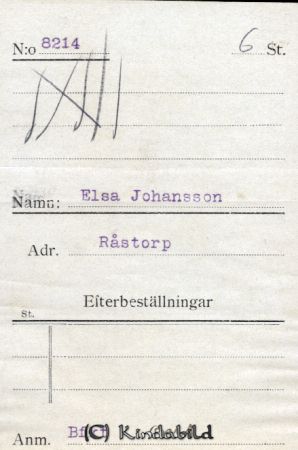 Elsa Johansson Råstorp
Elsa Johansson Råstorp
Nyckelord: Johansson Råstorp