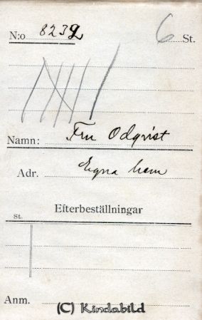 Fru Odqvist Egna hem
Fru Odqvist Egna hem
Nyckelord: Fru Odqvist