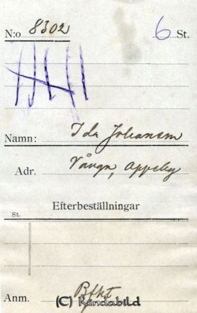 Ida Johansson Vånga Oppeby
Ida Johansson Vånga Oppeby
Nyckelord: Johansson Vånga