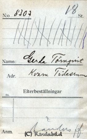 Gerda Törnqvist Kvarn Tidersrum
Gerda Törnqvist Kvarn Tidersrum
Nyckelord: Törnqvist Kvarn