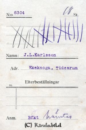 J L Karlsson Ekeknoga Tidersrum
J L Karlsson Ekeknoga Tidersrum
Nyckelord:  Karlsson Ekeknoga