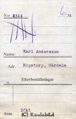 Karl Andersson Högstorp Gärdala
Karl Andersson Högstorp Gärdala
Nyckelord: Andersson Högstorp
