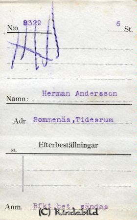 Herman Andersson Sommenäs Tidersrum
Herman Andersson Sommenäs Tidersrum
Nyckelord: Andersson Sommenäs
