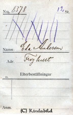 Eda Andersson Froghult
Eda Andersson Froghult
Nyckelord: Andersson Froghult