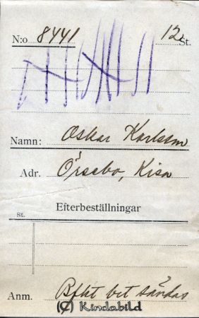 Oskar Karlsson Örsebo Kisa
Oskar Karlsson Örsebo Kisa
Nyckelord: Karlsson Örsebo