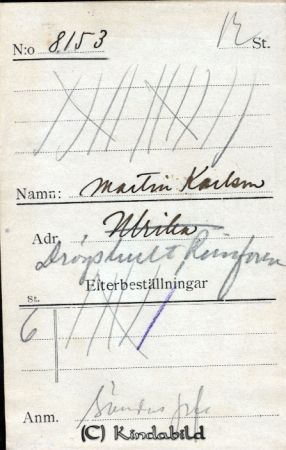 Martin Karlsson Drögshult Rimforsa
Martin Karlsson Drögshult Rimforsa

raja
Martin Karlsson, Ulrika (överstr), Drögshult, Rimforsa 
Källa: smol
Nyckelord: Karlsson Drögshult