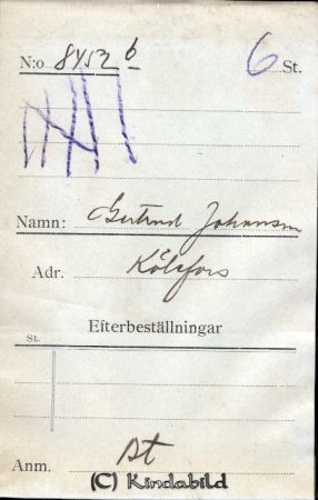Gertrud Johansson Kölefors
Gertrud Johansson Kölefors

raja
Gertrud Johansson, Kölefors 
Källa: smol
Nyckelord: Johansson Kölefors