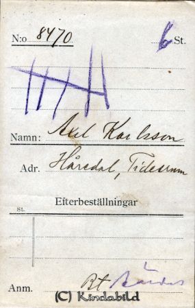 Axel Karlsson Håredal Tidersrum
Axel Karlsson Håredal Tidersrum

raja
Axel Karlsson, Håredal, Tidersrum 
Källa: smol
Nyckelord: Karlsson Håredal