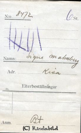 Signe Malmberg Kisa
Signe Malmberg Kisa
Nyckelord: Signe Malmberg
