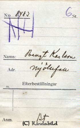 Bengt Karlsson    Mjölsefall
Bengt Karlsson    Mjölsefall 
Nyckelord: Karlsson Mjölsefall
