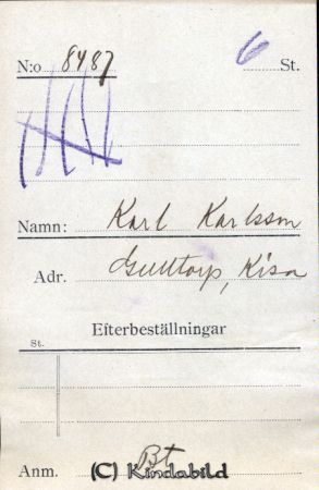 Karl Karlsson Gulltorp Kisa
Karl Karlsson Gulltorp Kisa
Nyckelord: Karlsson Gulltorp