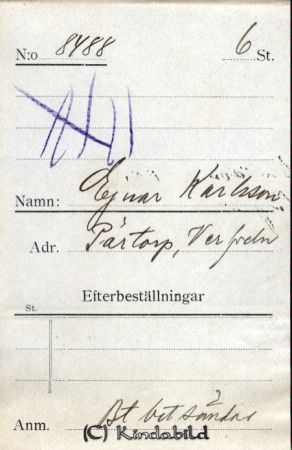 Ejnar Karlsson Pärtorp Verfveln
Ejnar Karlsson Pärtorp Verfveln
Nyckelord: Karlsson Pärtorp