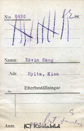 Edvin Skog Hylta Kisa
Edvin Skog Hylta Kisa
Nyckelord: Skog Hylta