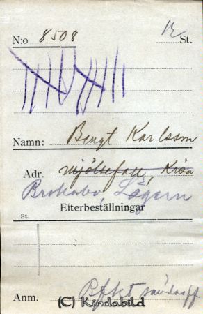 Bengt Karlsson Brokabo Lägern
Bengt Karlsson Brokabo Lägern
Nyckelord: Karlsson Brokabo