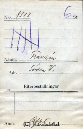 Franzén  Södra Vi
Franzén  Södra Vi
Nyckelord: Franzén Södra Vi