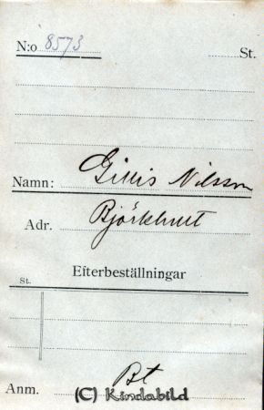 Gillis Nilsson Björkhult
Gillis Nilsson Björkhult
Nyckelord: Nilsson Björkhult