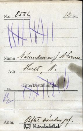 Nämndeman J A Svensson Hult  N Vi
Nämndeman J A Svensson Hult  N Vi
Nyckelord: Svensson Hult
