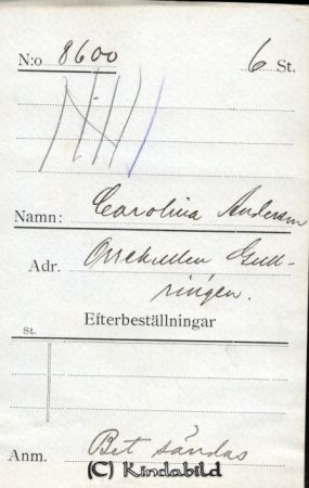 Carolina Andersson Orrekullen Gullringen
Carolina Andersson Orrekullen Gullringen
Nyckelord: Andersson Orrekullen