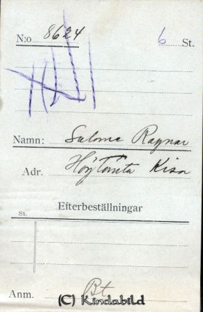 Salome Ragnar Högtomta Kisa
Salome Ragnar Högtomta Kisa
Nyckelord: Ragnar Högtomta