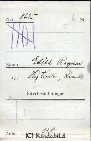 Edith Ragnar Högtomta Kisa
Edith Ragnar Högtomta Kisa
Nyckelord: Ragnar Högtomta