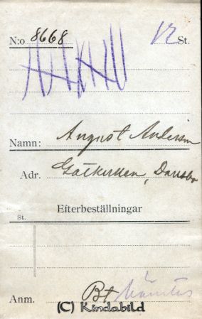 August Andersson Gölkullen Dansbo
August Andersson Gölkullen Dansbo
Nyckelord: Andersson Gölkullen