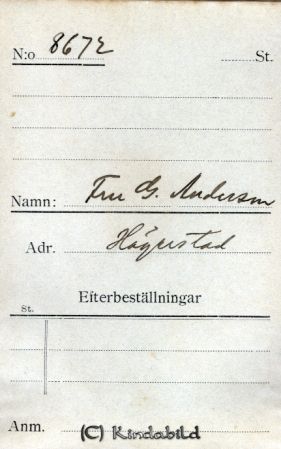Fru G Andersson Hägerstad
Fru G Andersson Hägerstad
Nyckelord: Andersson Hägerstad