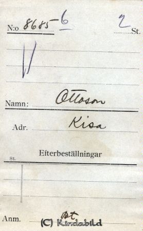 Ottoson Kisa
Ottoson Kisa
Nyckelord: Ottoson Kisa