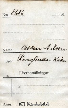 Oskar Nilsson Rangkulla Kisa
Oskar Nilsson Rangkulla Kisa
Nyckelord: Nilsson Rangkulla
