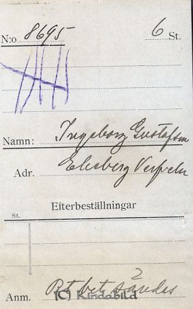 Ingeborg Gustafsson Ekeberg Verfveln
Ingeborg Gustafsson Ekeberg Verfveln
Nyckelord: Ingeborg Gustafsson Ekeberg Verfveln