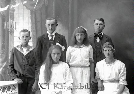 Ingeborg Gustafsson Ekeberg Verfveln
godj
Ingeborg Gustafsson Ekeberg Verfveln
Grupporträtt med tre kvinnor och tre män
Nyckelord: Gustafsson Ekeberg