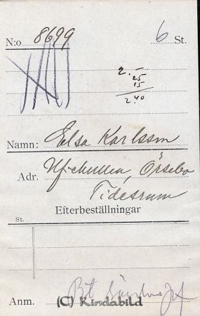 Elsa Karlsson Ufvekullen Örsebo Tidersrum
Elsa Karlsson Ufvekullen Örsebo Tidersrum
Nyckelord: Karlsson Ufvekullen