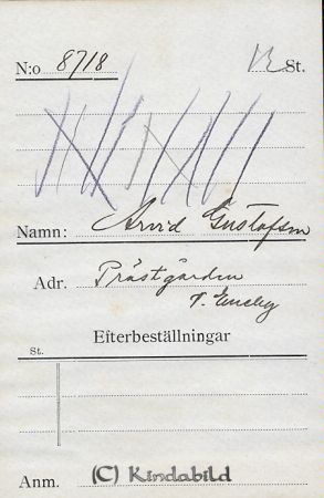 Arvid Gustafsson Prästgården  V  Eneby
Arvid Gustafsson Prästgården  V  Eneby
Nyckelord: Gustafsson Prästgården