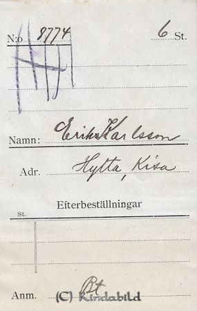 Erika Karlsson Hylta Kisa
Erika Karlsson Hylta Kisa
Nyckelord: Karlsson Hylta